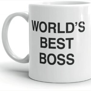 Taza con la frase World's Best Boss